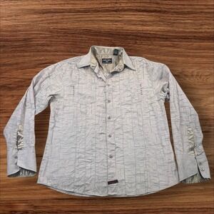 Fender‎ by Rock & Roll Religion XL Long Sleeve Button Up Abstract Shirt